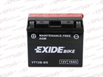 АКБ EXIDE ET12B-BS для YAMAHA AGM 10Ah 160A